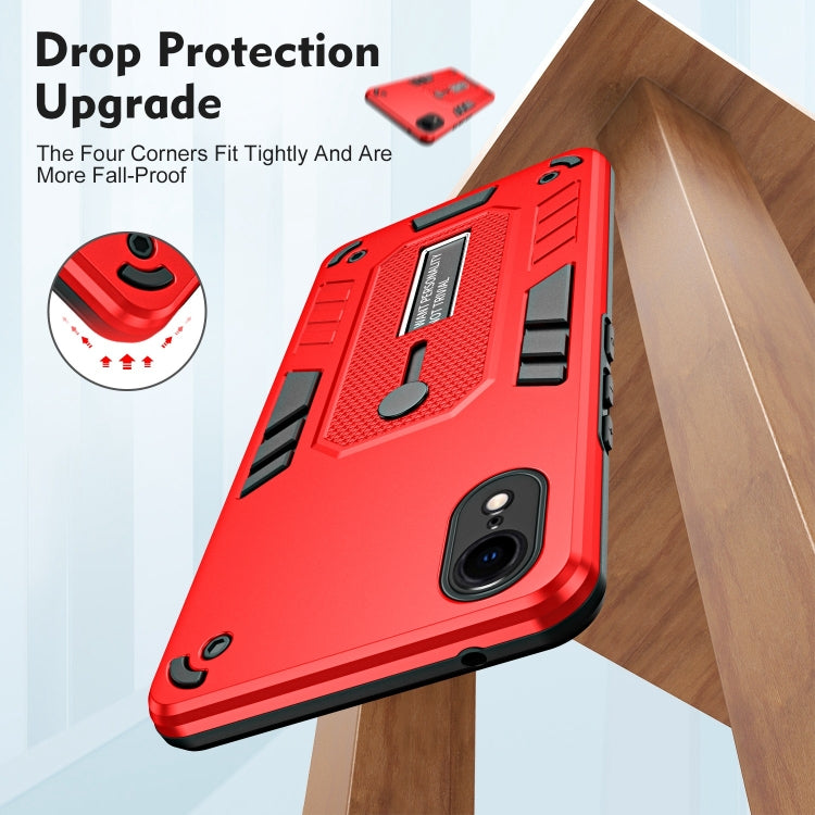 For iPhone XR Variety Brave Armor Finger Loop Holder Phone Case