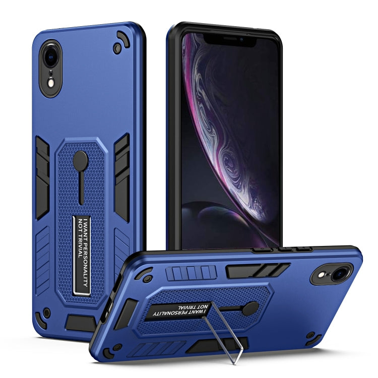 For iPhone XR Variety Brave Armor Finger Loop Holder Phone Case