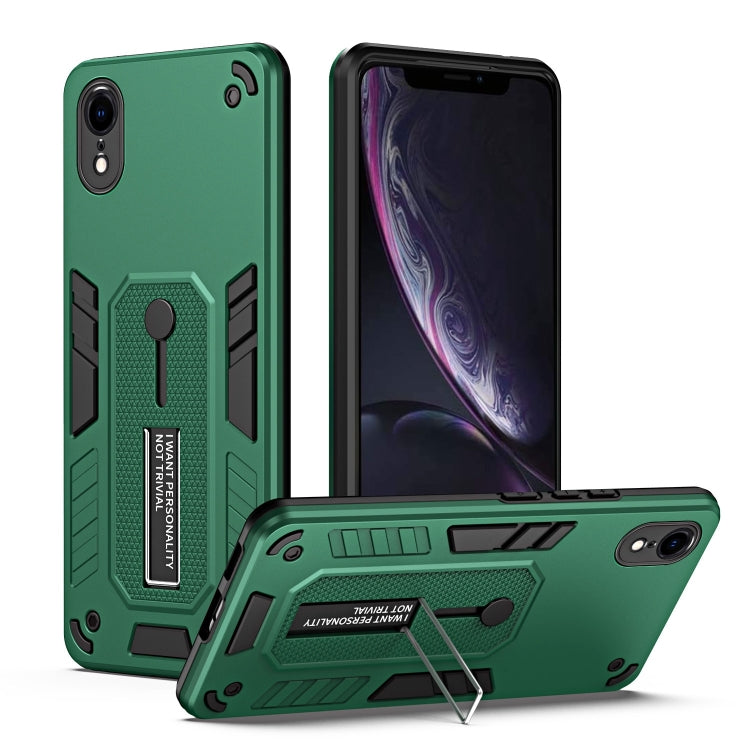 For iPhone XR Variety Brave Armor Finger Loop Holder Phone Case