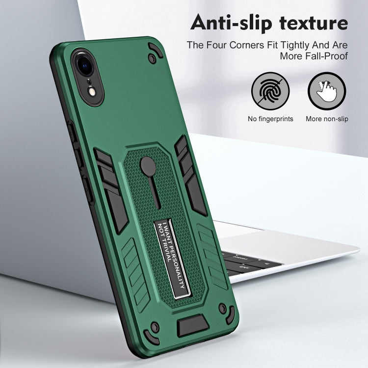 For iPhone XR Variety Brave Armor Finger Loop Holder Phone Case