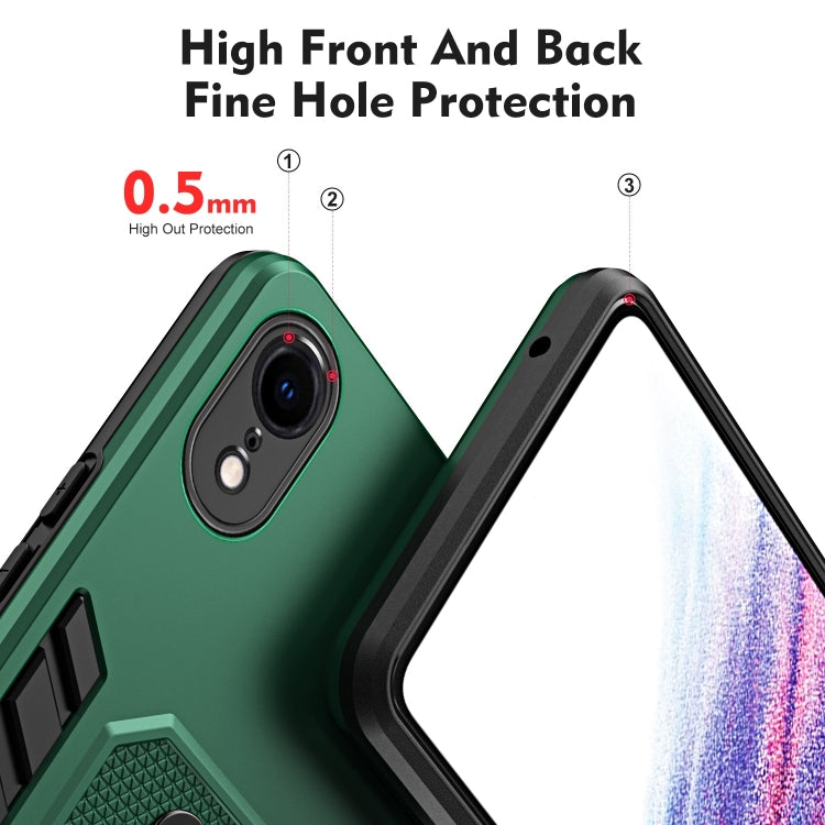 For iPhone XR Variety Brave Armor Finger Loop Holder Phone Case