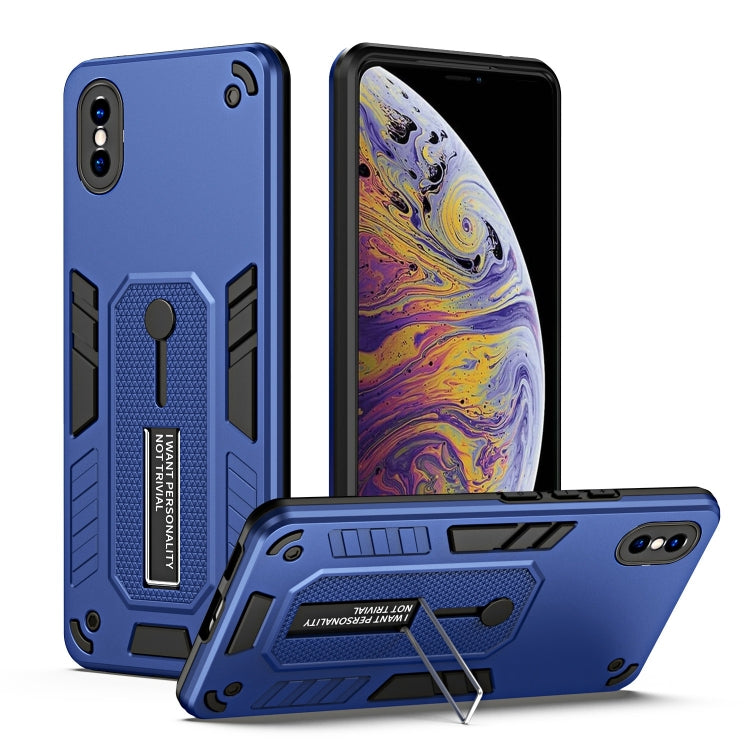 For iPhone XS Max Variety Brave Armor Finger Loop Holder Phone Case