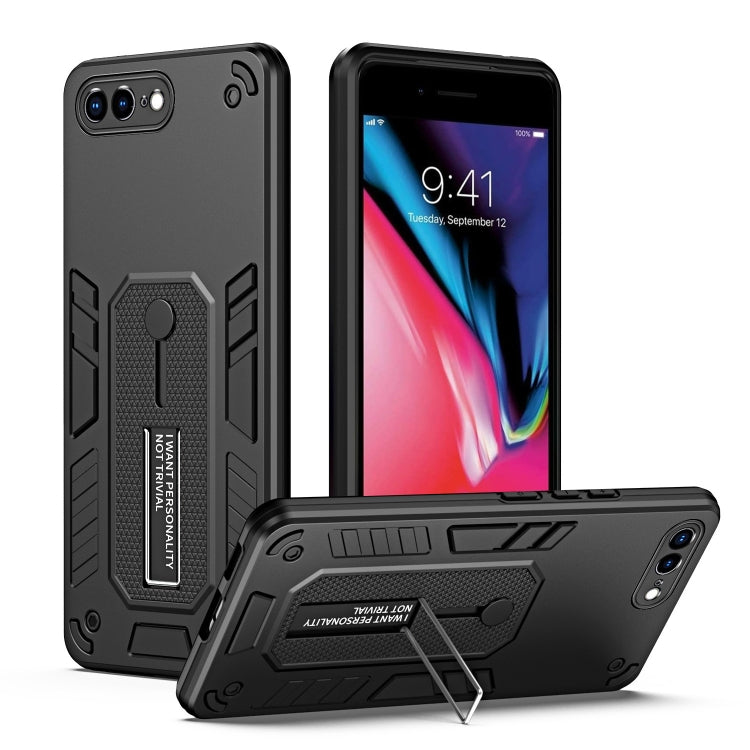 For iPhone 7 Plus / 8 Plus Variety Brave Armor Finger Loop Holder Phone Case