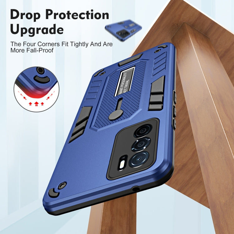 For OPPO A16 Variety Brave Armor Finger Loop Holder Phone Case