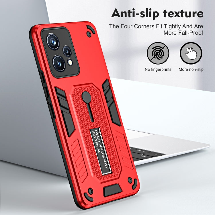For Realme 9 Pro Variety Brave Armor Finger Loop Holder Phone Case