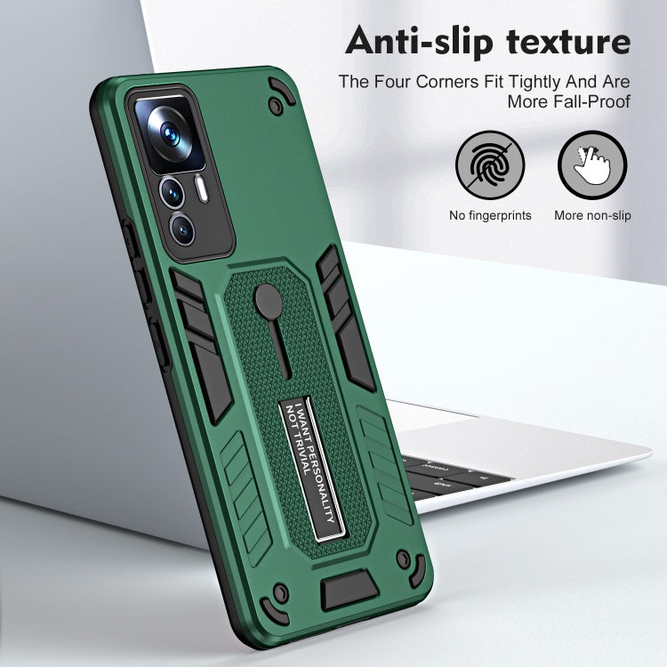 For Xiaomi 12T / 12T Pro Variety Brave Armor Finger Loop Holder Phone Case