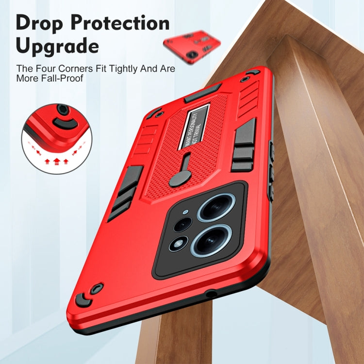 For Xiaomi Redmi Note 12 4G Global Variety Brave Armor Finger Loop Holder Phone Case