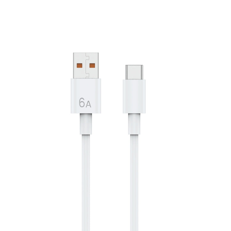 WIWU G104 Youpin Series 66W USB to USB-C/Type-C Fast Charge Data Cable, Length: 1.2m(White)