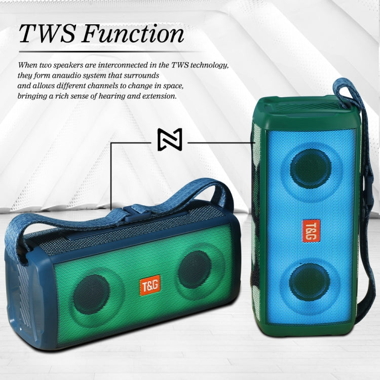 T&G TG345 Portable Outdoor Color LED Wireless Bluetooth Speaker