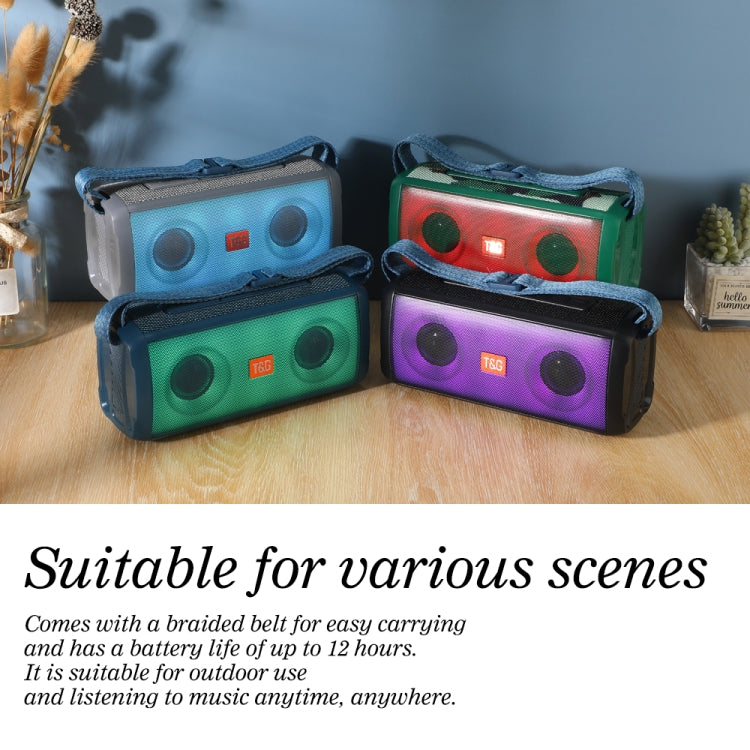 T&G TG345 Portable Outdoor Color LED Wireless Bluetooth Speaker