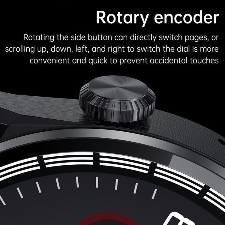 HDT 3 Max 1.6 inch Steel Band IP67 Waterproof Smart Watch Support Bluetooth Call / NFC