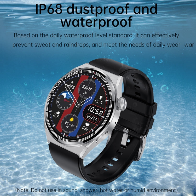 HDT 3 Max 1.6 inch Steel Band IP67 Waterproof Smart Watch Support Bluetooth Call / NFC
