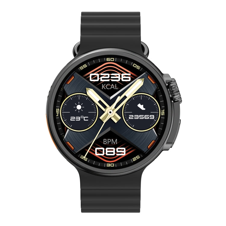 K9 Ultra Pro 1.39 inch Silicone Band IP67 Waterproof Smart Watch Support Bluetooth Call / NFC