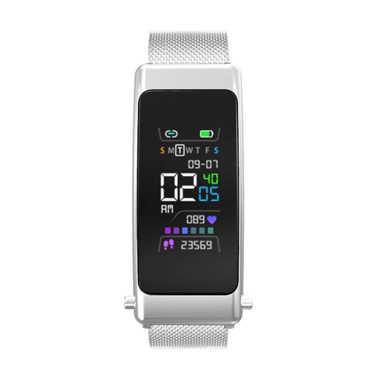K30 0.96 inch Steel Band Earphone Detachable Life Waterproof Smart Watch Support Bluetooth Call