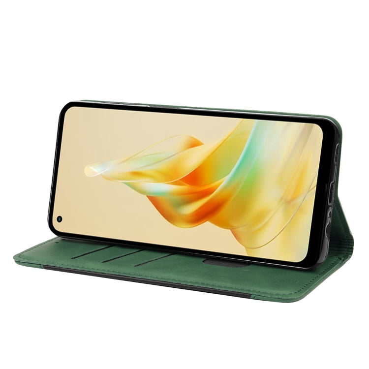 For OPPO Reno8 T 4G Skin Feel Splicing Leather Phone Case