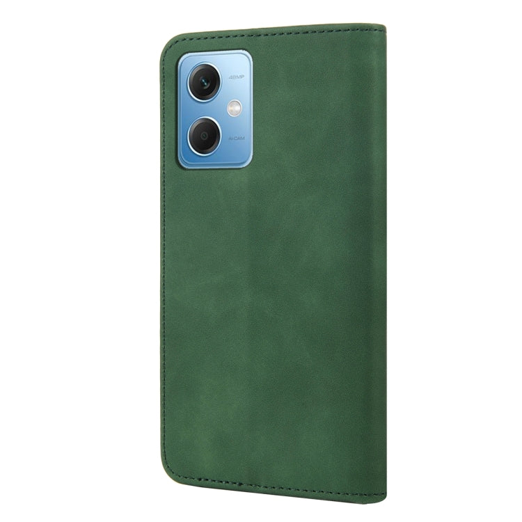 For Xiaomi Redmi Note 12 5G Global / Poco X5 5G Skin Feel Splicing Leather Phone Case
