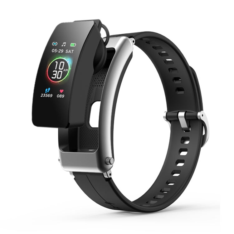 K30 0.96 inch Silicone Band Earphone Detachable Life Waterproof Smart Watch Support Bluetooth Call