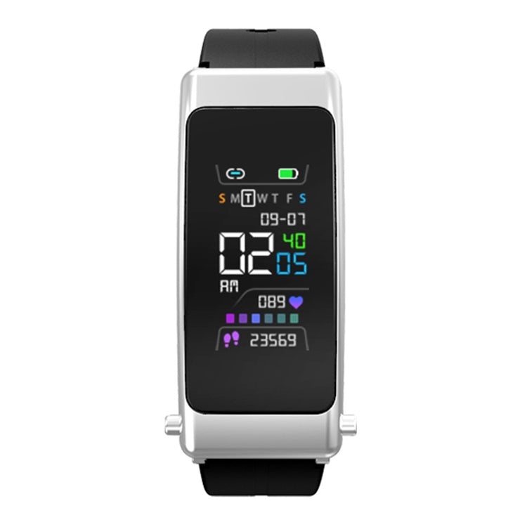 K30 0.96 inch Silicone Band Earphone Detachable Life Waterproof Smart Watch Support Bluetooth Call