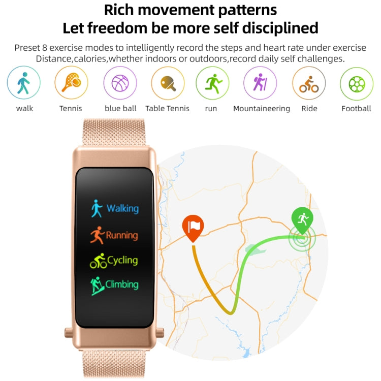 K30 0.96 inch Silicone Band Earphone Detachable Life Waterproof Smart Watch Support Bluetooth Call