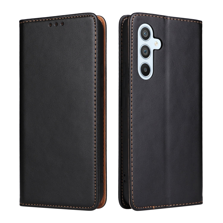 For Samsung Galaxy A54 5G Fierre Shann PU Genuine Leather Texture Leather Phone Case