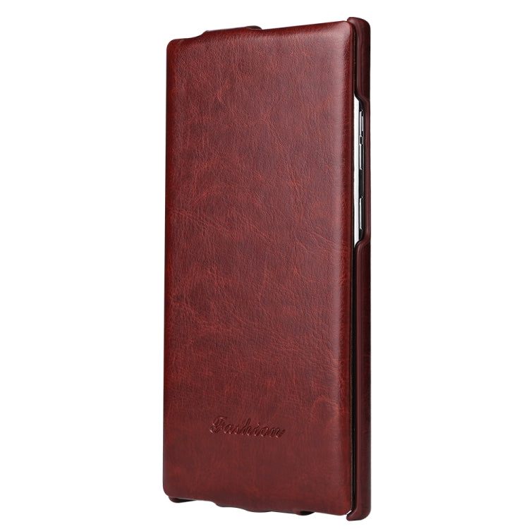 For Samsung Galaxy S23 Ultra 5G Fierre Shann 64 Texture Vertical Flip PU Leather Phone Case