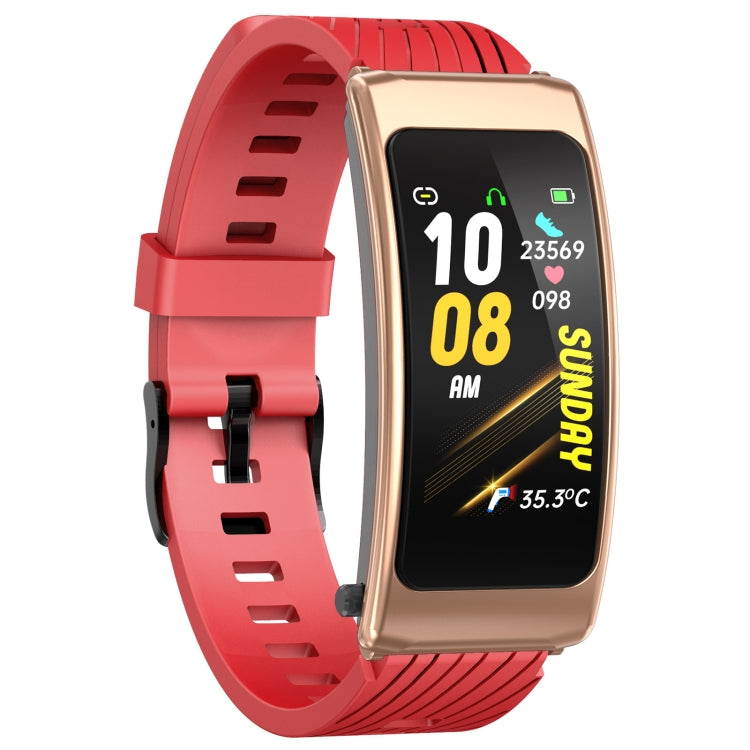 K20 1.14 inch Silicone Band Earphone Detachable Life Waterproof Smart Watch Support Bluetooth Call