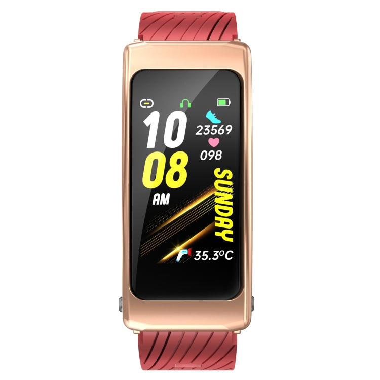 K20 1.14 inch Silicone Band Earphone Detachable Life Waterproof Smart Watch Support Bluetooth Call