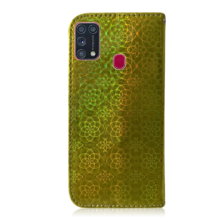 For Galaxy M31 Solid Color Colorful Magnetic Buckle Horizontal Flip PU Leather Case with Holder & Card Slots & Wallet & Lanyard