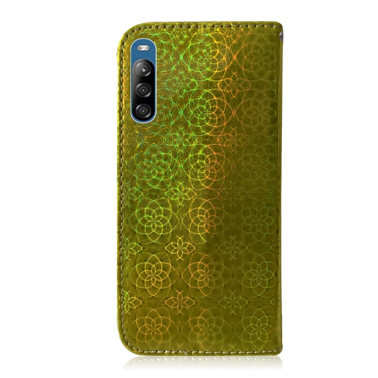 For Sony Xperia L4 Solid Color Colorful Magnetic Buckle Horizontal Flip PU Leather Case with Holder & Card Slots & Wallet & Lanyard