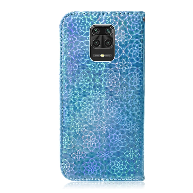 For Xiaomi Redmi Note 9S & Note 9 Pro Max Solid Color Colorful Magnetic Buckle Horizontal Flip PU Leather Case with Holder & Card Slots & Wallet & Lanyard