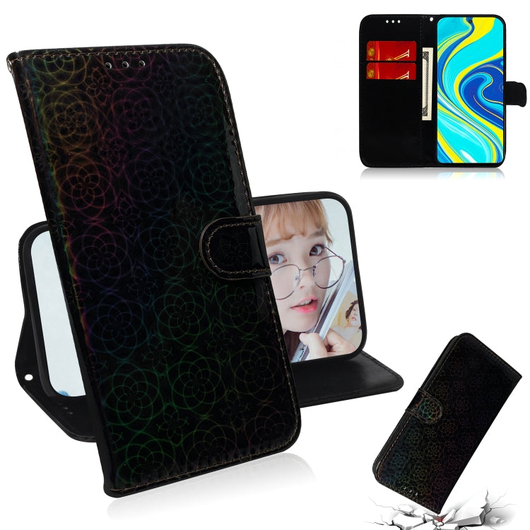 For Xiaomi Redmi Note 9S & Note 9 Pro Max Solid Color Colorful Magnetic Buckle Horizontal Flip PU Leather Case with Holder & Card Slots & Wallet & Lanyard