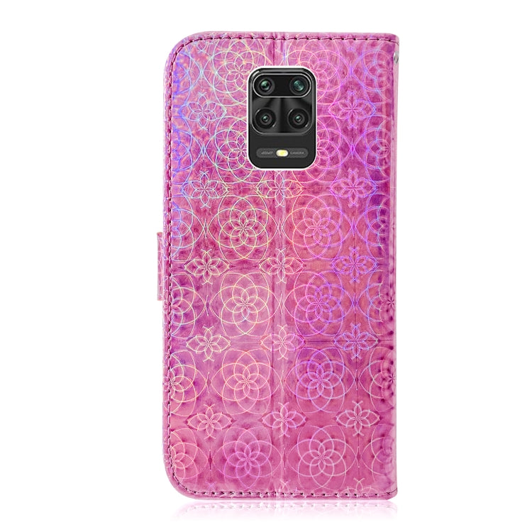 For Xiaomi Redmi Note 9S & Note 9 Pro Max Solid Color Colorful Magnetic Buckle Horizontal Flip PU Leather Case with Holder & Card Slots & Wallet & Lanyard
