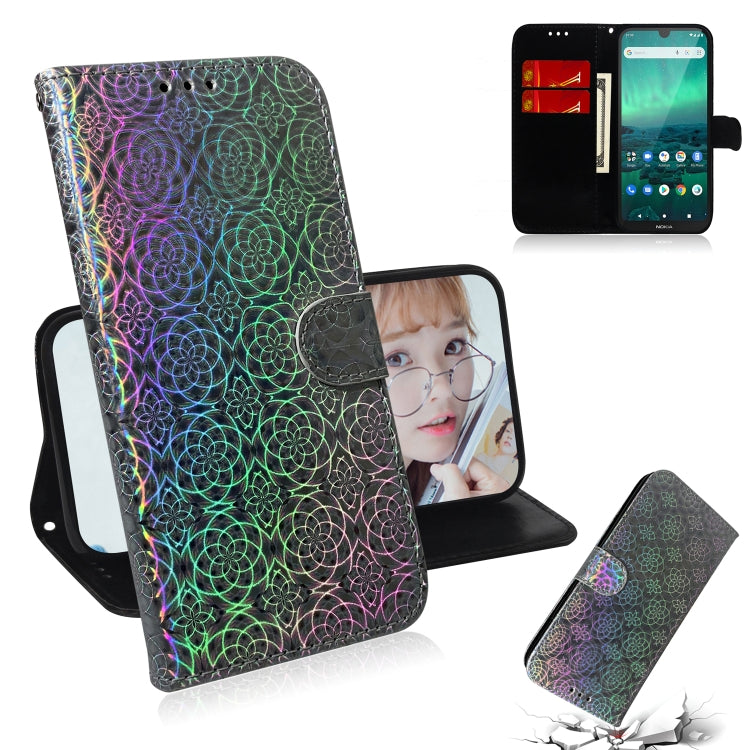 For Nokia 1.3 Solid Color Colorful Magnetic Buckle Horizontal Flip PU Leather Case with Holder & Card Slots & Wallet & Lanyard