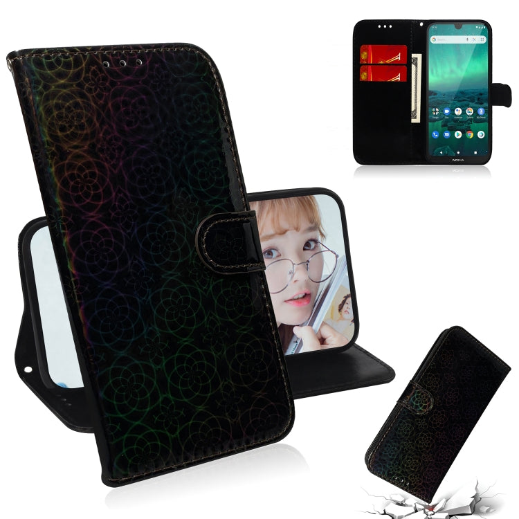 For Nokia 1.3 Solid Color Colorful Magnetic Buckle Horizontal Flip PU Leather Case with Holder & Card Slots & Wallet & Lanyard