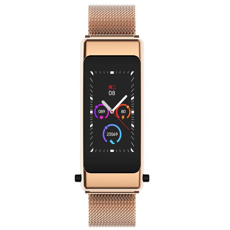 K50 1.08 inch Steel Band Earphone Detachable IP67 Waterproof Smart Watch Support Bluetooth Call