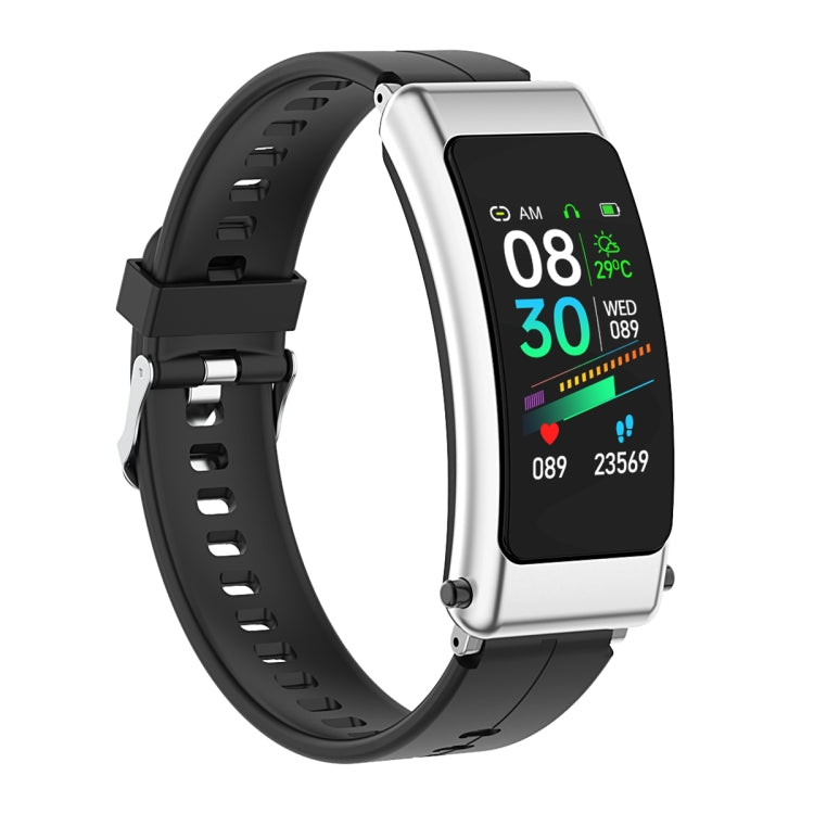 K50 1.08 inch Silicone Band Earphone Detachable IP67 Waterproof Smart Watch Support Bluetooth Call