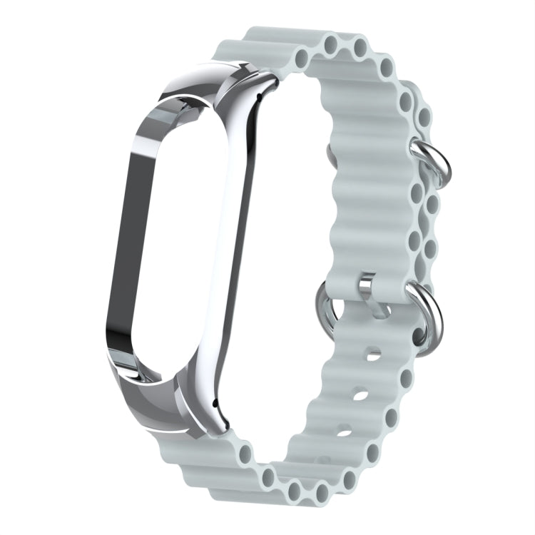 For Xiaomi Mi Band 7 Marine Silicone Breathable Watch Band