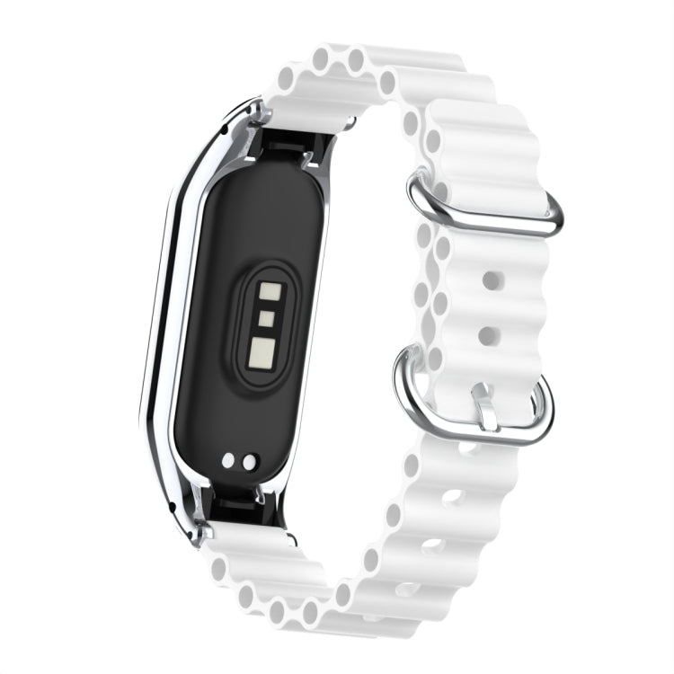 For Xiaomi Mi Band 7 Marine Silicone Breathable Watch Band