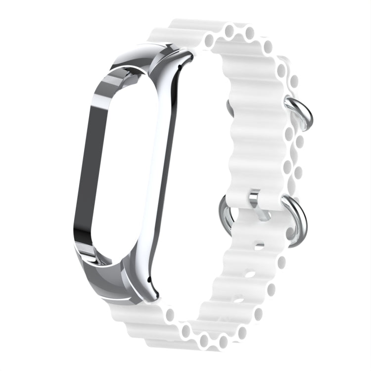 For Xiaomi Mi Band 7 Marine Silicone Breathable Watch Band