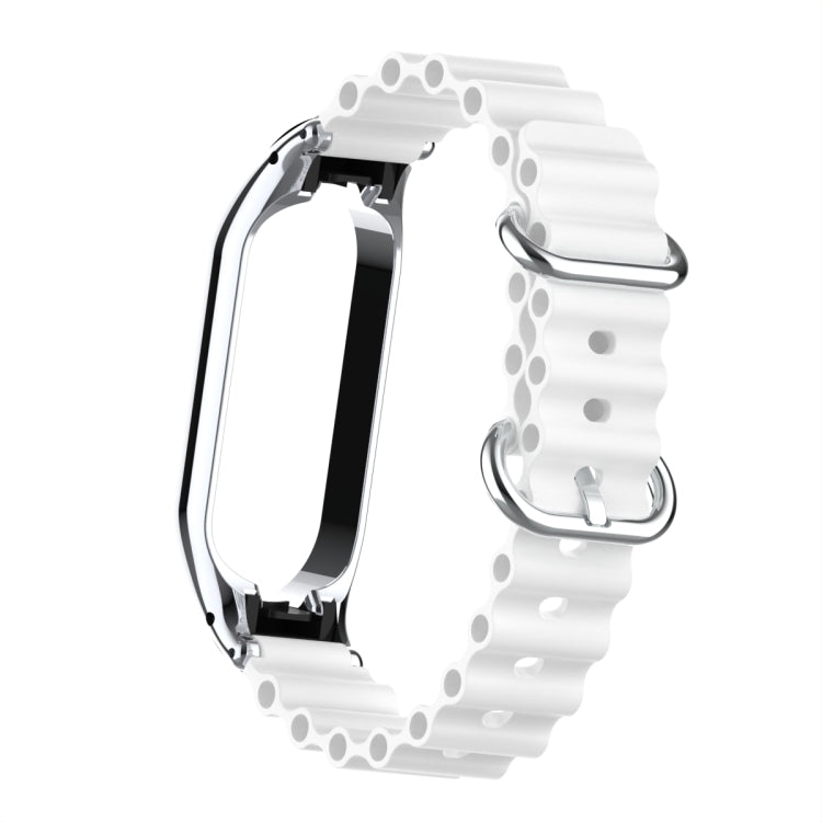 For Xiaomi Mi Band 7 Marine Silicone Breathable Watch Band