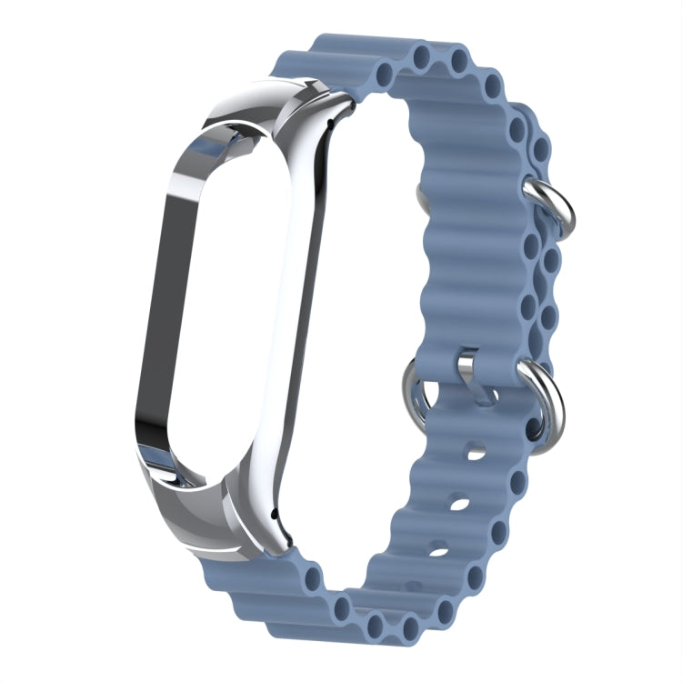 For Xiaomi Mi Band 7 Marine Silicone Breathable Watch Band