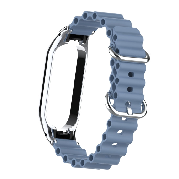 For Xiaomi Mi Band 7 Marine Silicone Breathable Watch Band