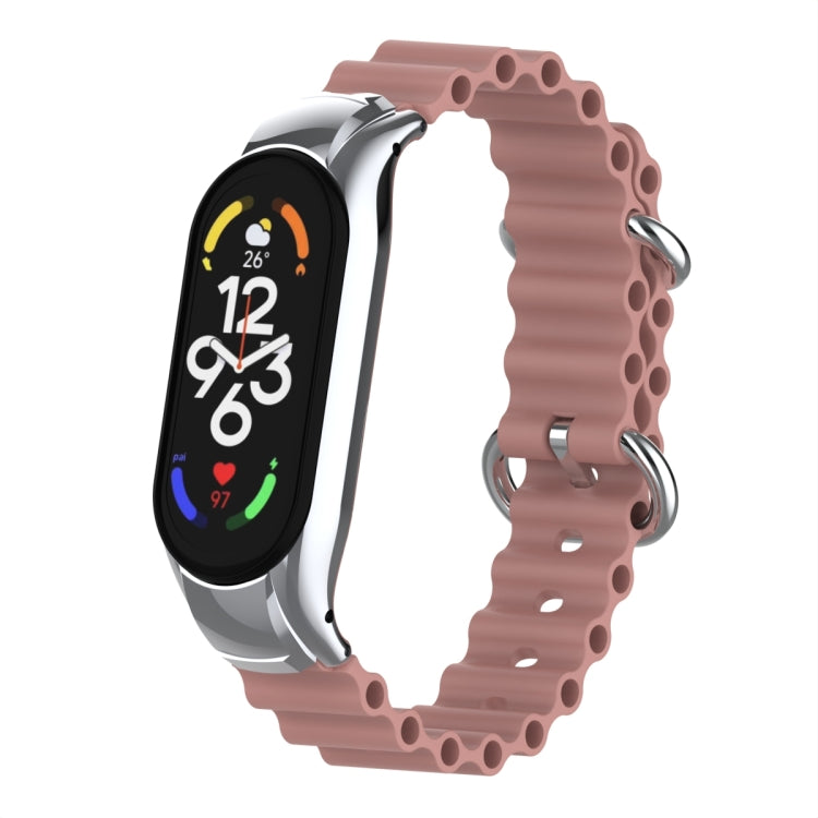 For Xiaomi Mi Band 7 Marine Silicone Breathable Watch Band