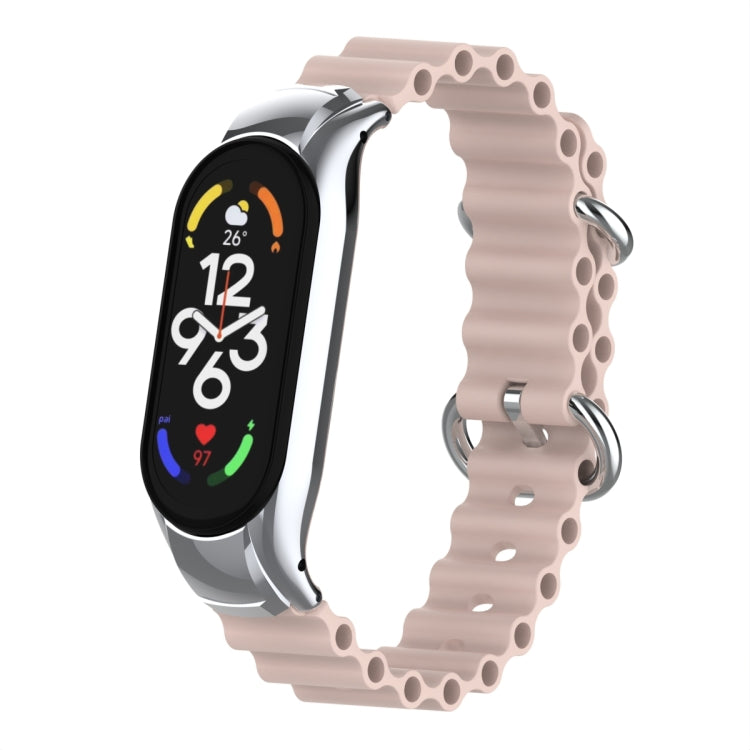 For Xiaomi Mi Band 7 Marine Silicone Breathable Watch Band