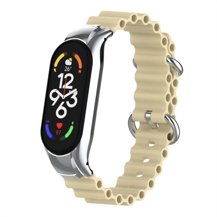 For Xiaomi Mi Band 7 Marine Silicone Breathable Watch Band