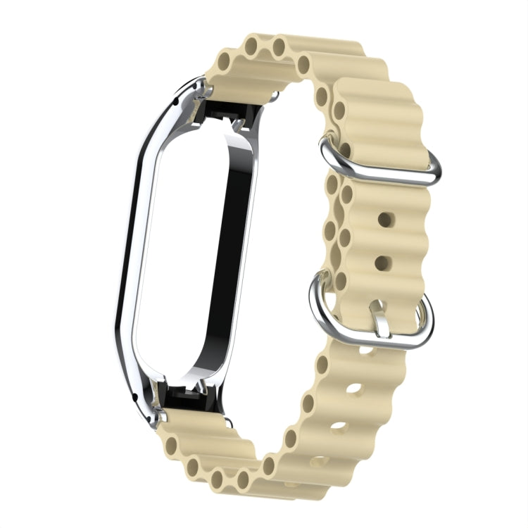 For Xiaomi Mi Band 7 Marine Silicone Breathable Watch Band