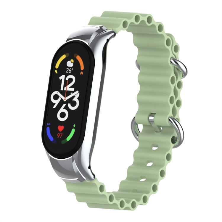 For Xiaomi Mi Band 7 Marine Silicone Breathable Watch Band