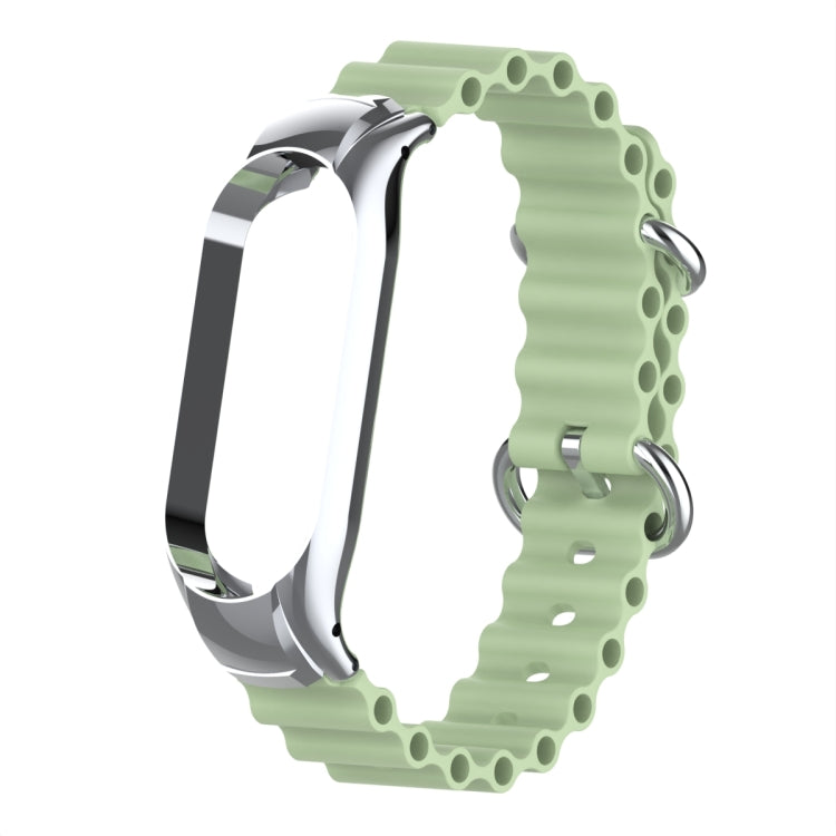 For Xiaomi Mi Band 7 Marine Silicone Breathable Watch Band