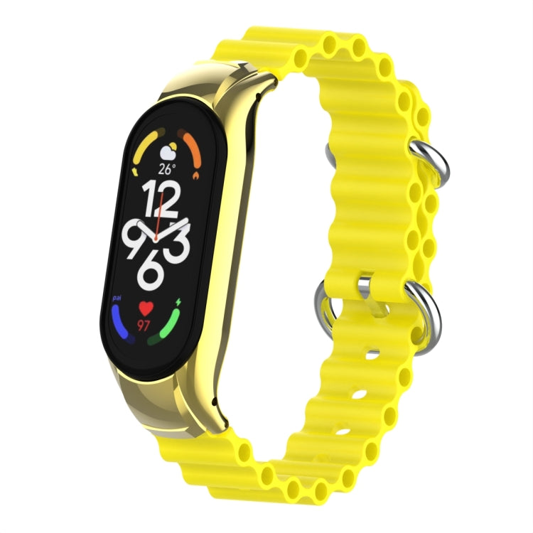 For Xiaomi Mi Band 7 Marine Silicone Breathable Watch Band
