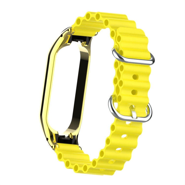 For Xiaomi Mi Band 7 Marine Silicone Breathable Watch Band